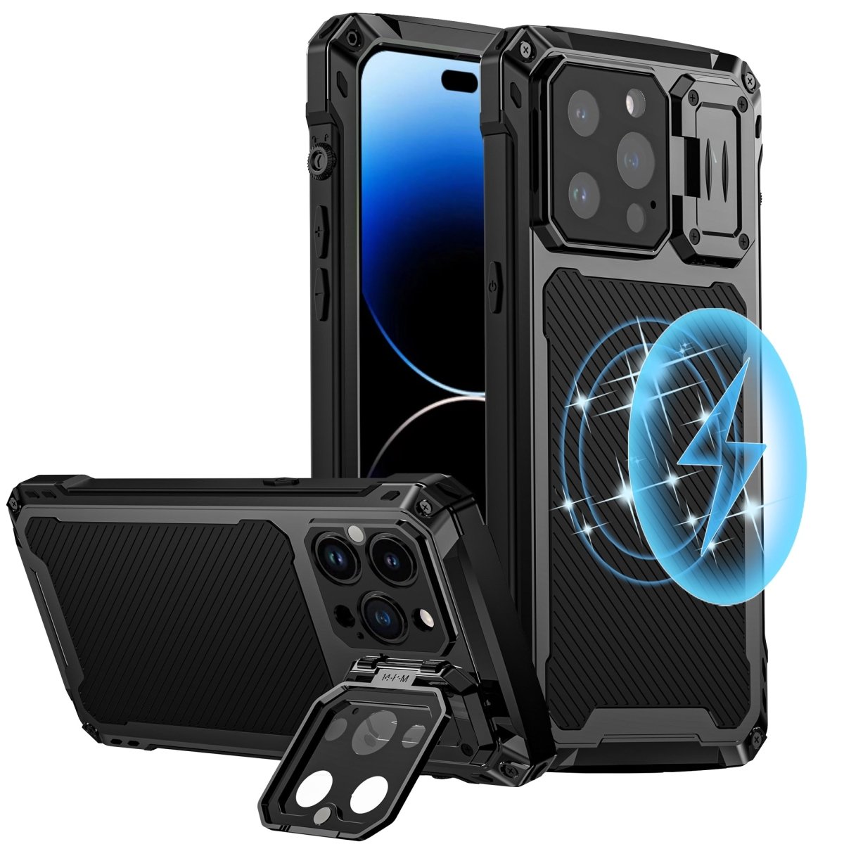 Mercis Military-Grade Case For iPhone 14 With Built-in Camera Lens ...