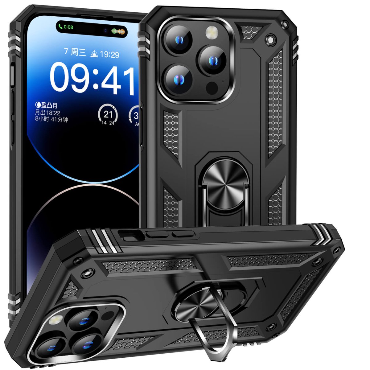NATO Military Grade Case With Kickstand For iPhone 15 Series - Astra Cases