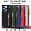 Nitida Crossbody Leather Case With Stand For iPhone 15 Series - Astra Cases