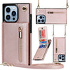 Nitida Crossbody Leather Case With Stand For iPhone 15 Series - Astra Cases