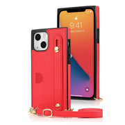 Nox Slim Leather Shockproof Case for iPhone 15 Series With Wrist Strap - Astra Cases