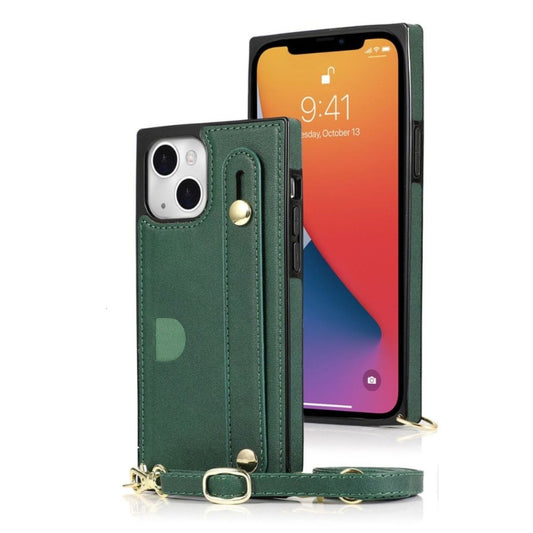 Nox Slim Leather Shockproof Case for iPhone 15 Series With Wrist Strap - Astra Cases