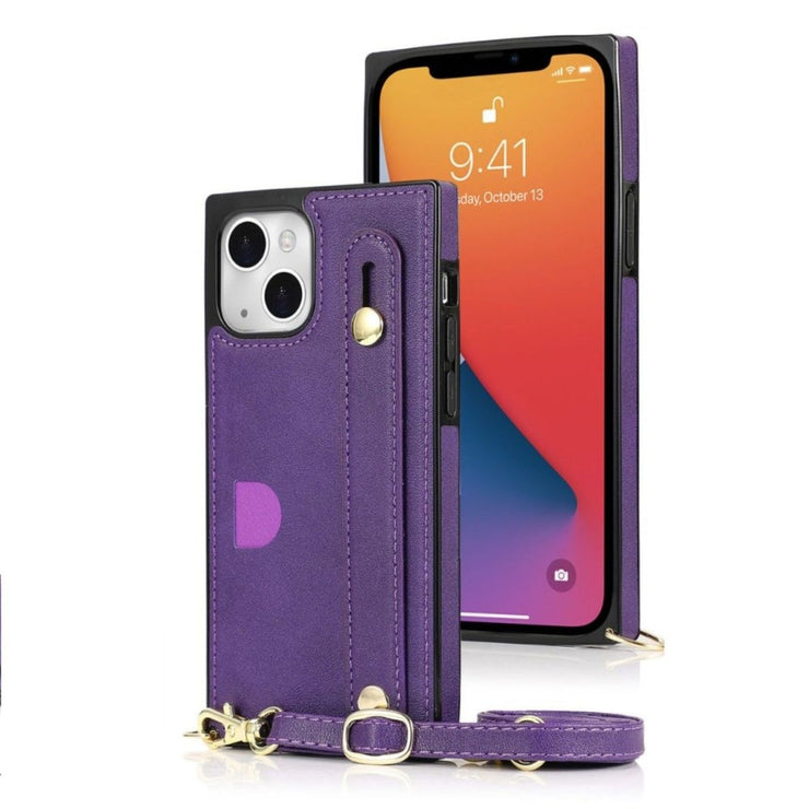 Nox Slim Leather Shockproof Case for iPhone 15 Series With Wrist Strap - Astra Cases