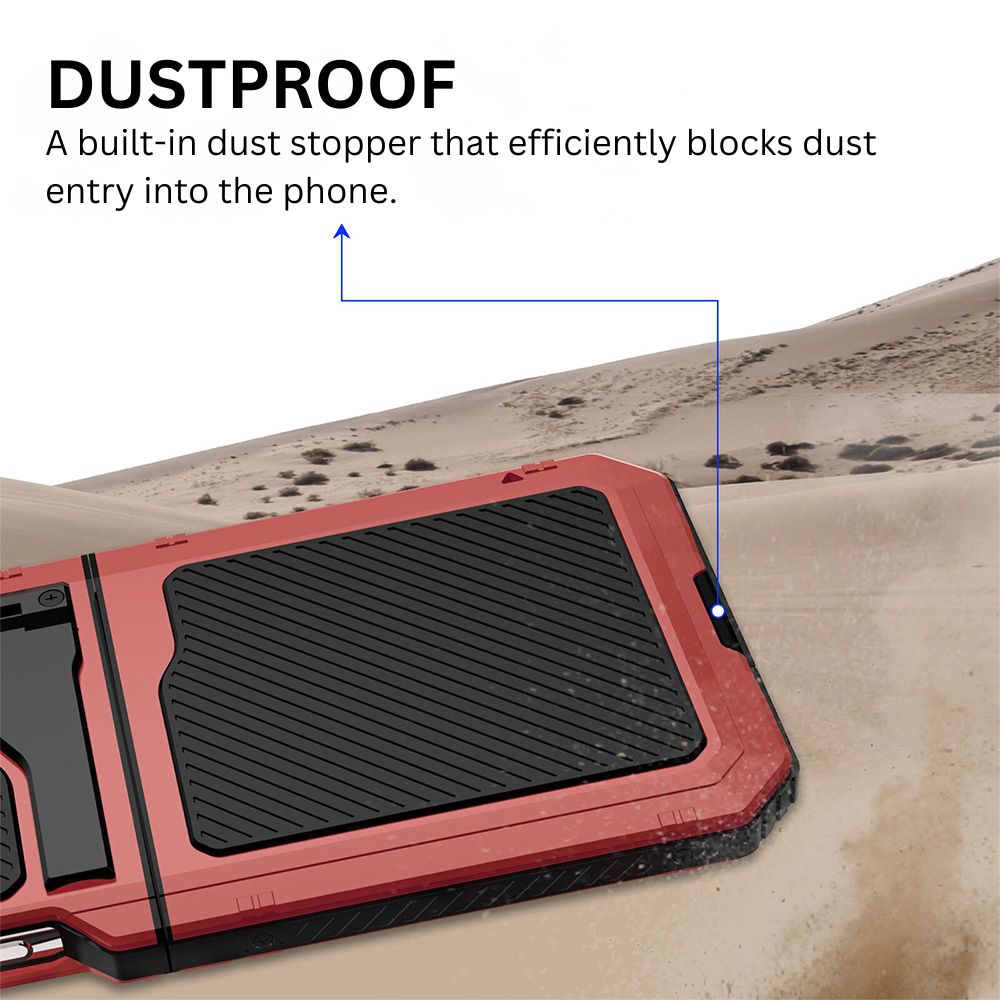 Olim Shockproof Case With Kickstand and Camera Protection for Samsung Galaxy Z Flip 4 - Astra Cases