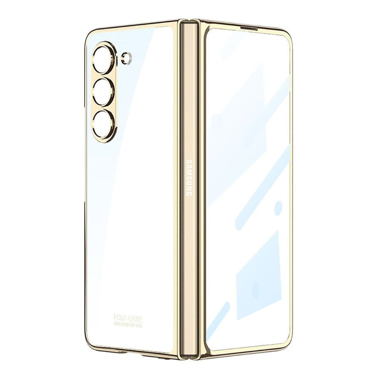 Oris Electroplated Shockproof Case With Tempered Glass for Galaxy Z Fold 5 - Astra Cases