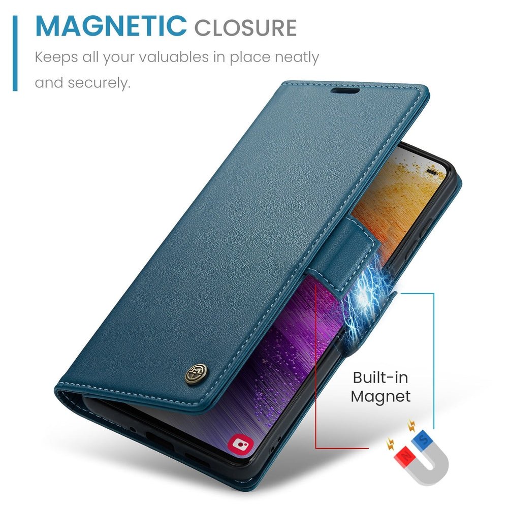 Paris Leather Magnetic Galaxy Case With Card Slots - Astra Cases