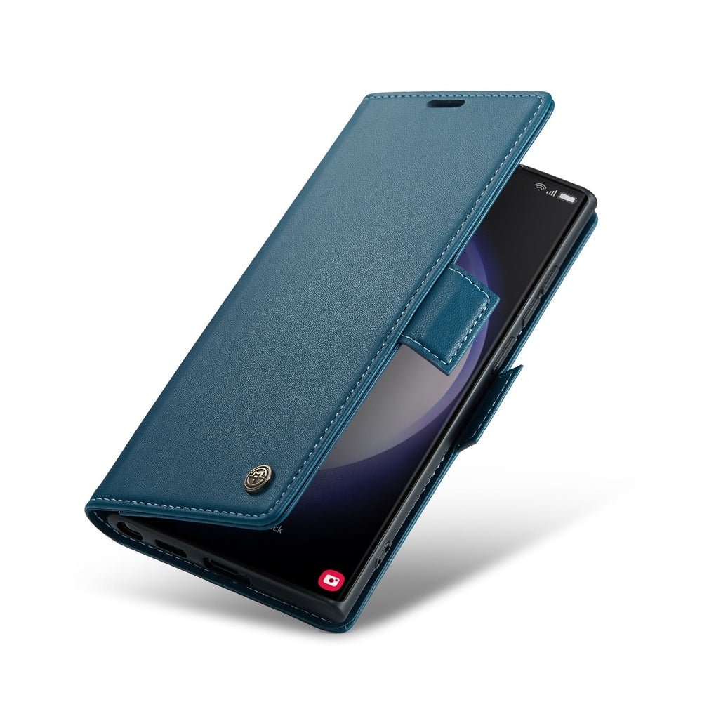 Pellis Vegan Leather Galaxy Case With Magnetic Card Slots - Astra Cases
