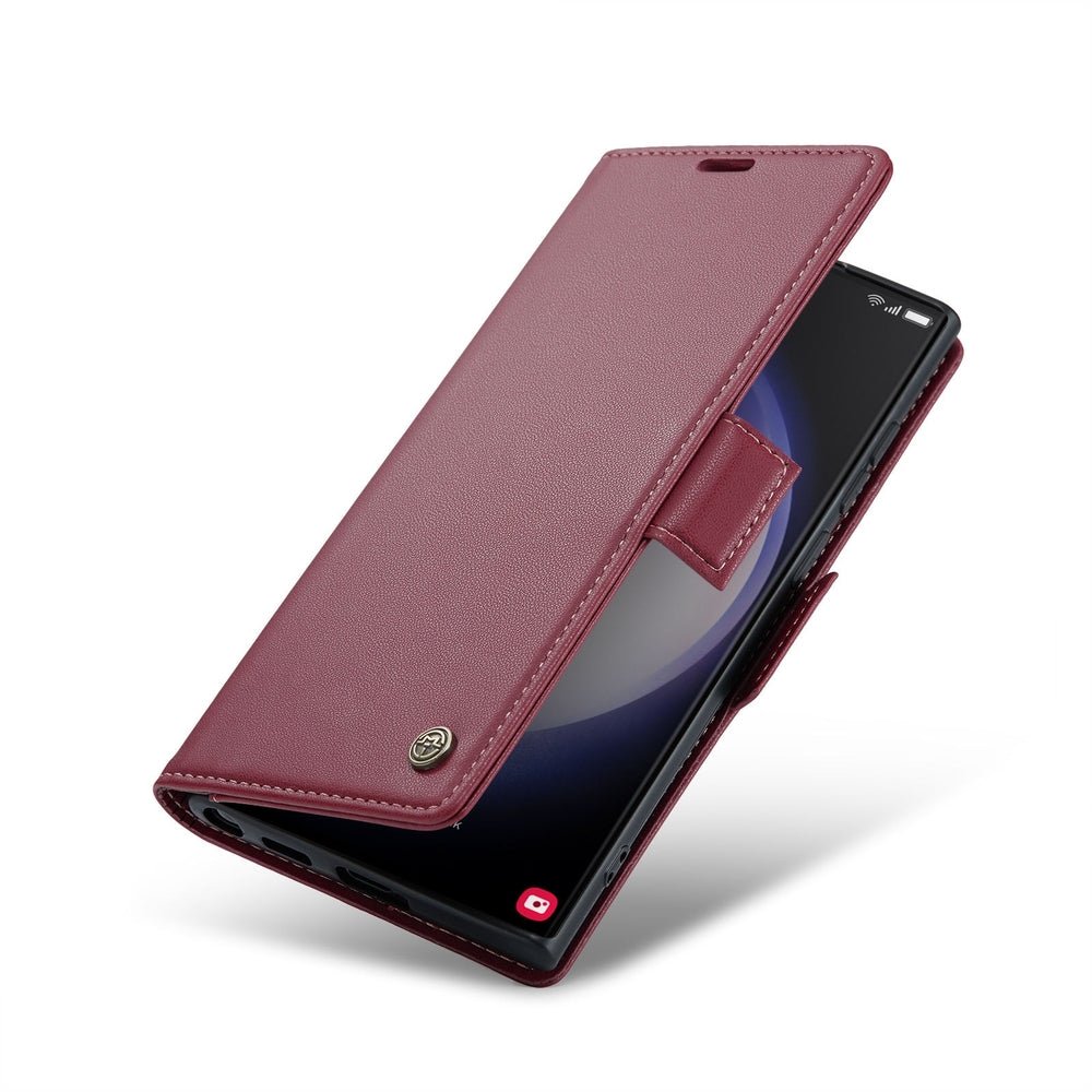 Pellis Vegan Leather Galaxy Case With Magnetic Card Slots - Astra Cases