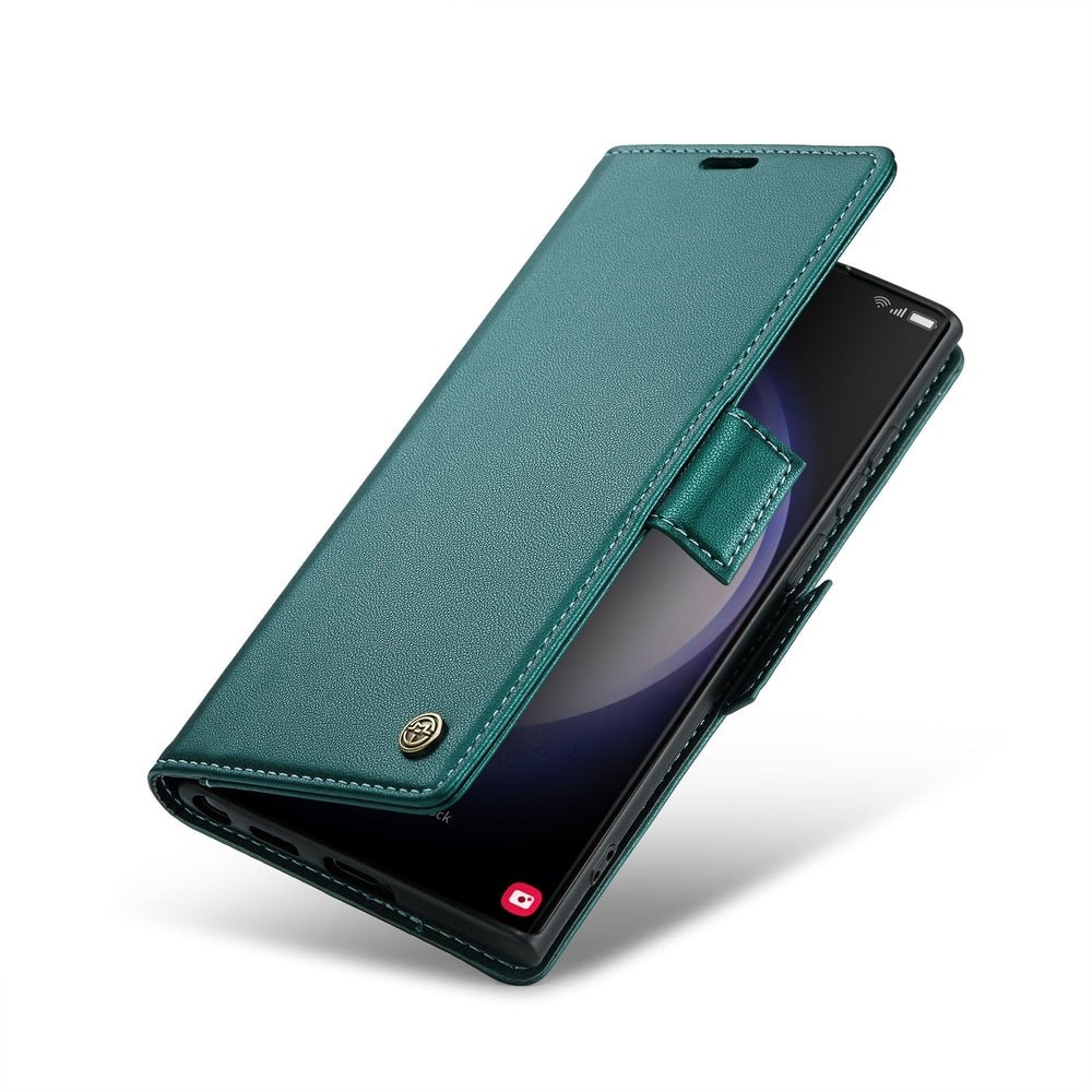Pellis Vegan Leather Galaxy Case With Magnetic Card Slots - Astra Cases