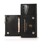 Puella Leather Galaxy Note Zipper Wallet Case with Card Holder - Astra Cases