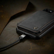 Saturn Genuine Leather iPhone Wallet Case - Astra Cases