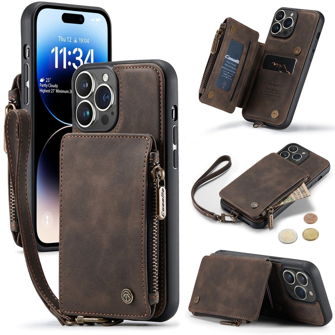 Saturn Leather iPhone Wallet Case - Astra Cases
