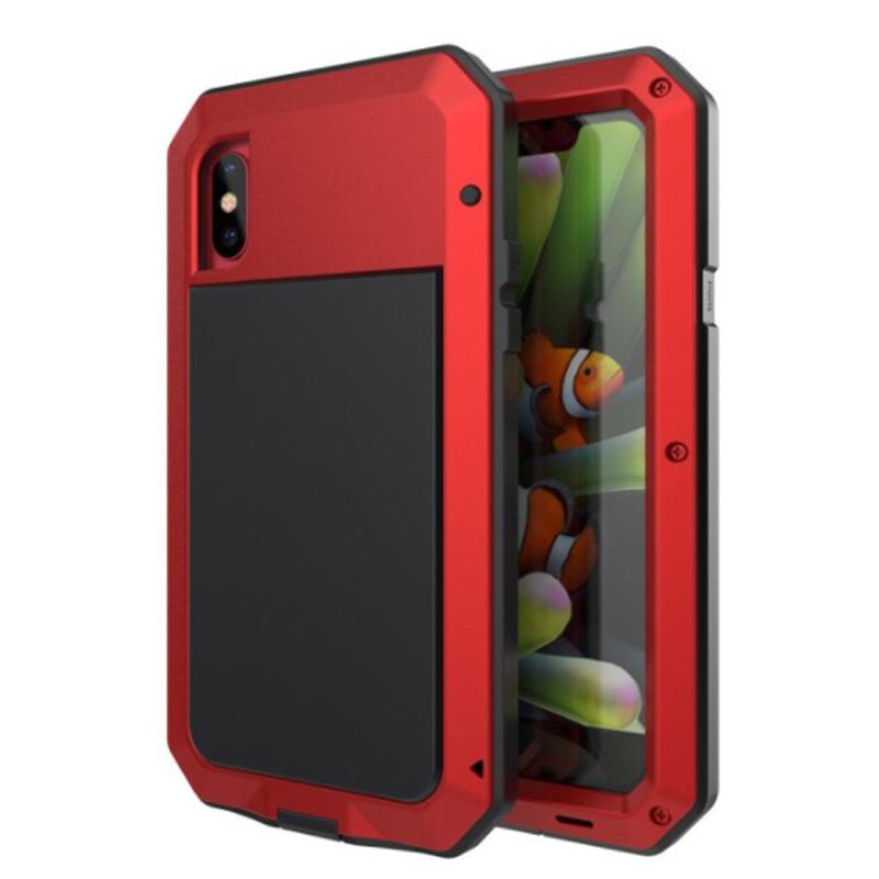 Titan Heavy Duty Metal iPhone Case For 6, 7 & 8 Series, Dropproof, Shockproof Cases, iPhone Cover, Red / iPhone 7 Titan Heavy Duty Metal iPhone Case For 6, 7 & 8 Series, Dropproof, Shockproof Cases, iPhone Cover, Red / iPhone 7