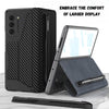Tori Folding Leather Case with Detachable Pen Holder & Card Slot For Galaxy Z Fold 5 - Astra Cases