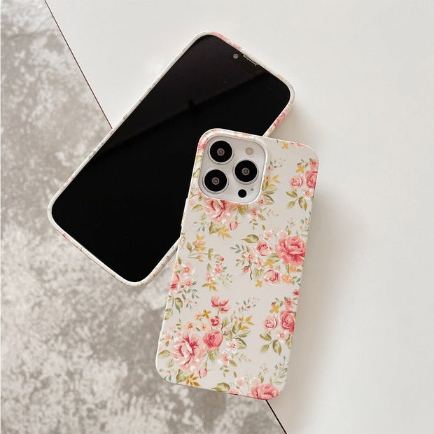 Tria Floral Print Slim iPhone Case - Astra Cases